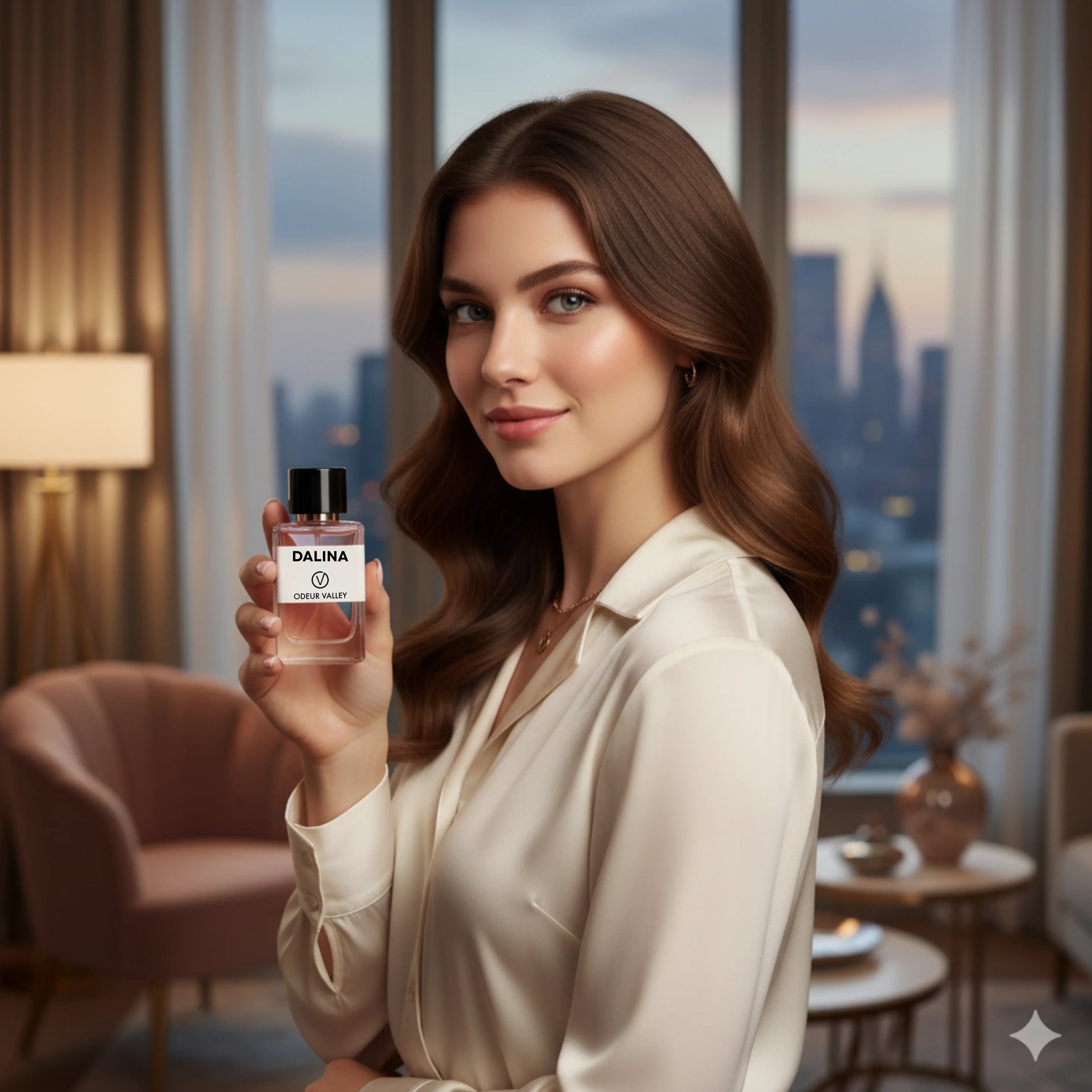 Elegant women’s perfume collection by Odeur Valley – premium bottles featuring floral, fruity, and oriental fragrances, beautifully arranged with luxurious packaging for a refined, feminine aesthetic.