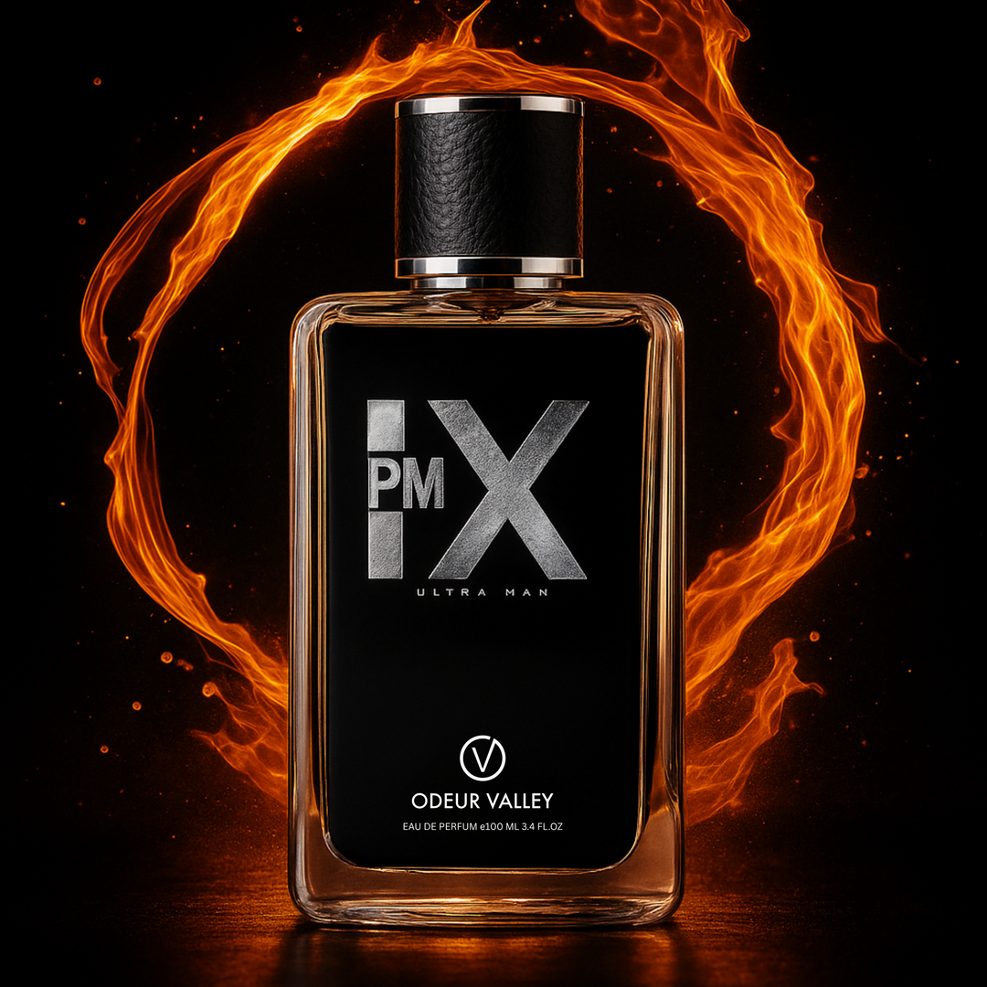 Luxury men’s fragrance – IX PM ULTRAMAN by Odeur Valley, with fresh bergamot, lavender, and warm vanilla notes