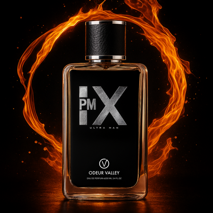 Luxury men’s fragrance – IX PM ULTRAMAN by Odeur Valley, with fresh bergamot, lavender, and warm vanilla notes