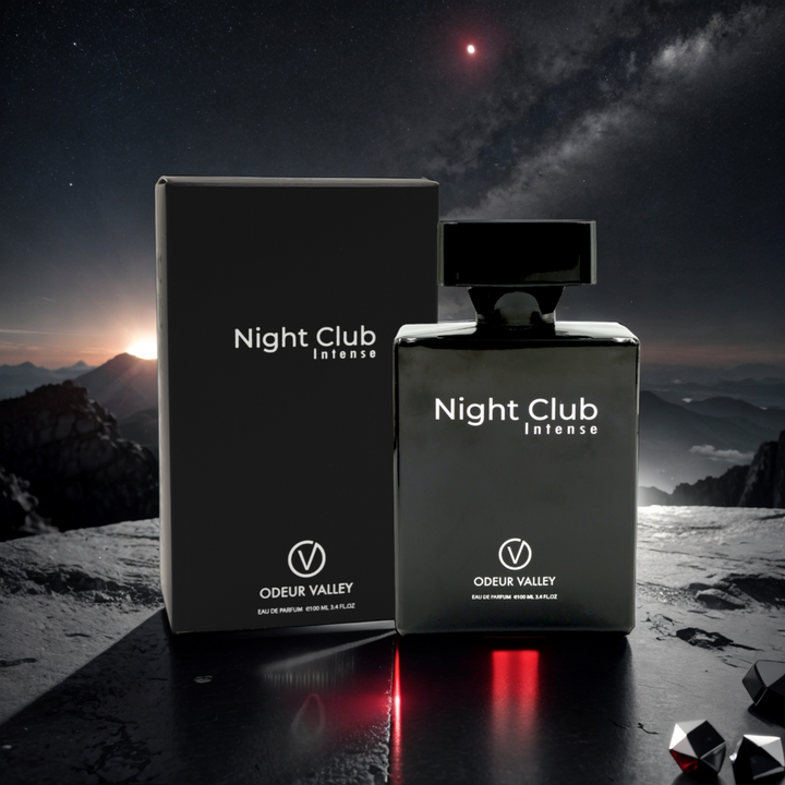 night Club Intense – sophisticated, powerful men’s scent in a stylish bottle by Odeur Valley.