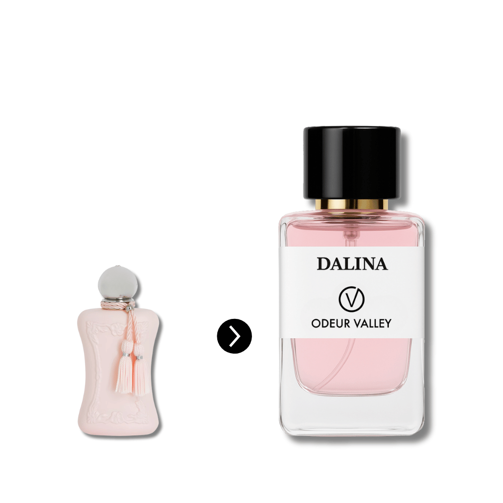 Odeur Valley Dalina – floral, romantic fragrance for women with bergamot, Turkish rose, and vetiver.