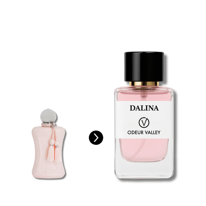 Odeur Valley Dalina – floral, romantic fragrance for women with bergamot, Turkish rose, and vetiver.