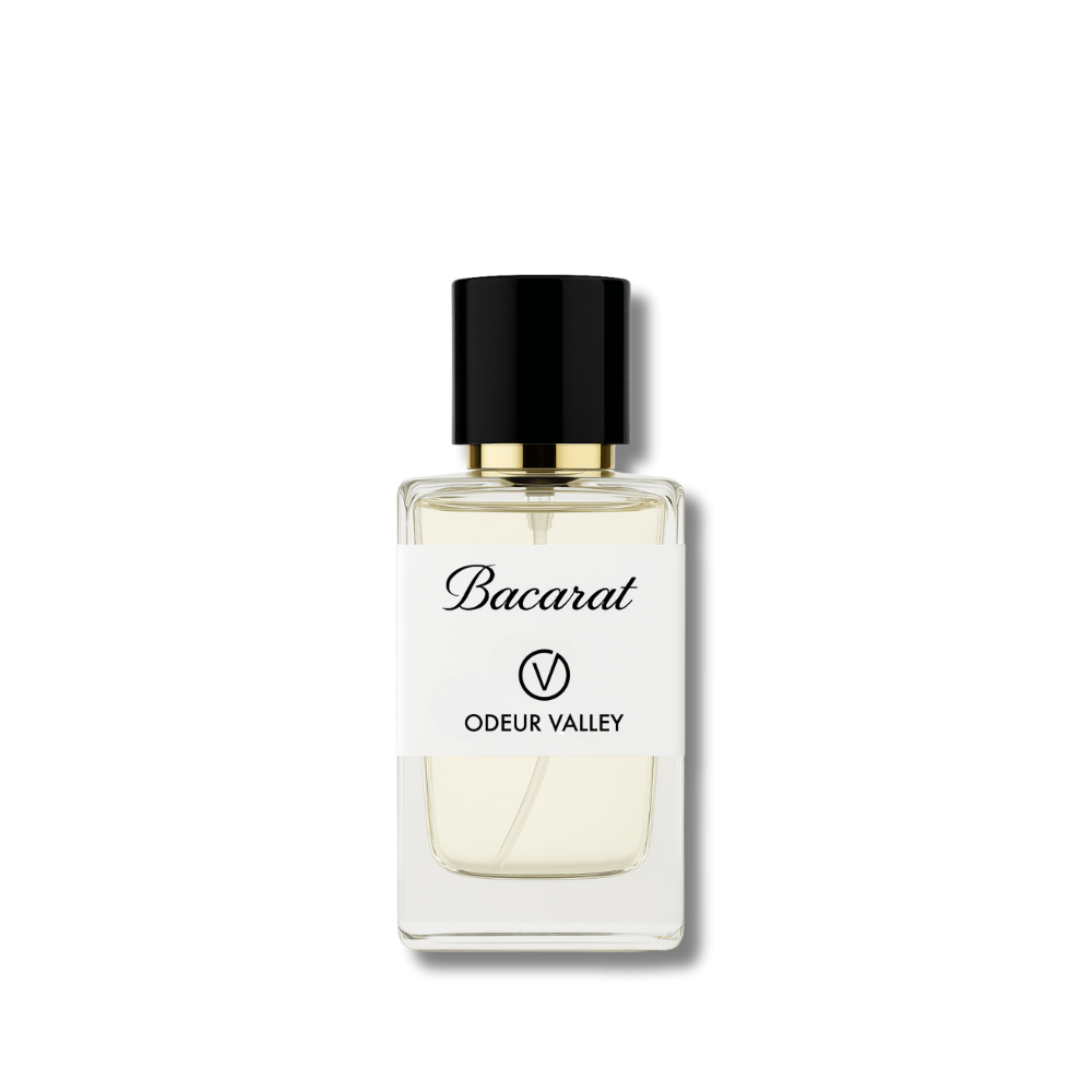 Bacarat unisex perfume with saffron, jasmine, amberwood and oakmoss – luxury long-lasting fragrance.