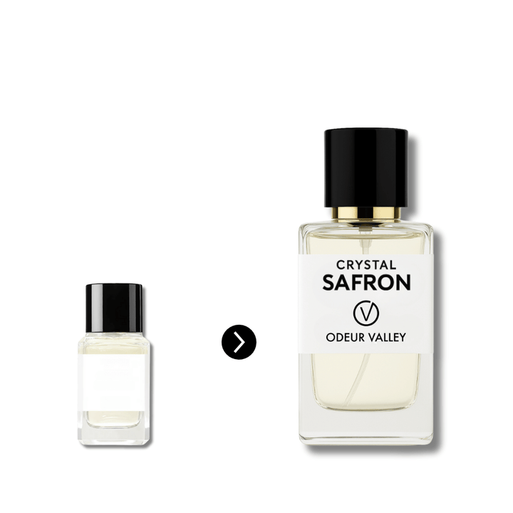 Bright and elegant Crystal Saffron scent by Odeur Valley – perfect for everyday wear in UAE.