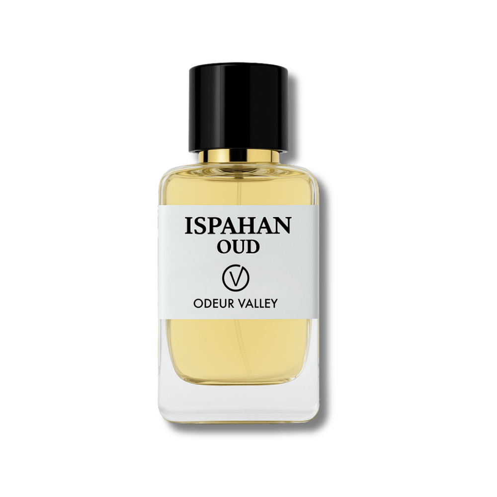 Odeur Valley's Ispahan Oud, an elegant and powerful Oriental fragrance. Its luxurious projection is ideal for formal wear and special events.
