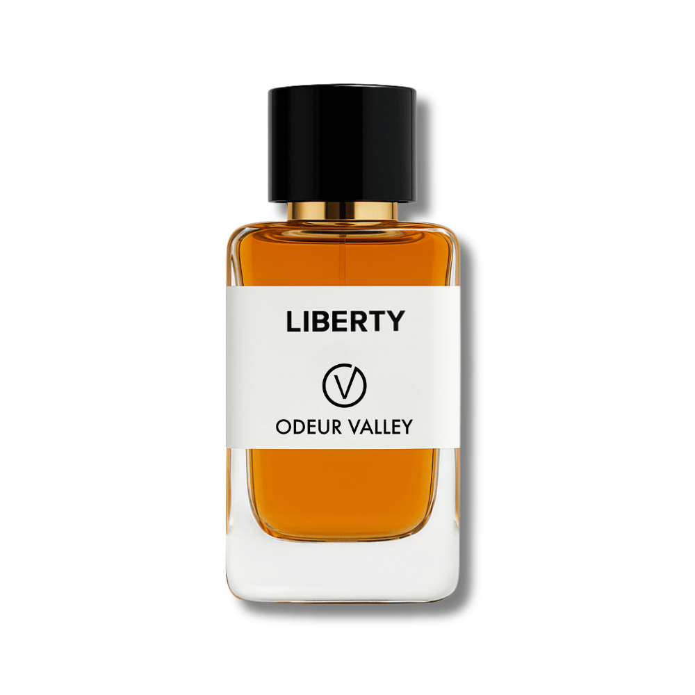 Liberty perfume bottle by Odeur Valley, an elegant fragrance with a captivating blend of lavender, vanilla, and orange blossom.