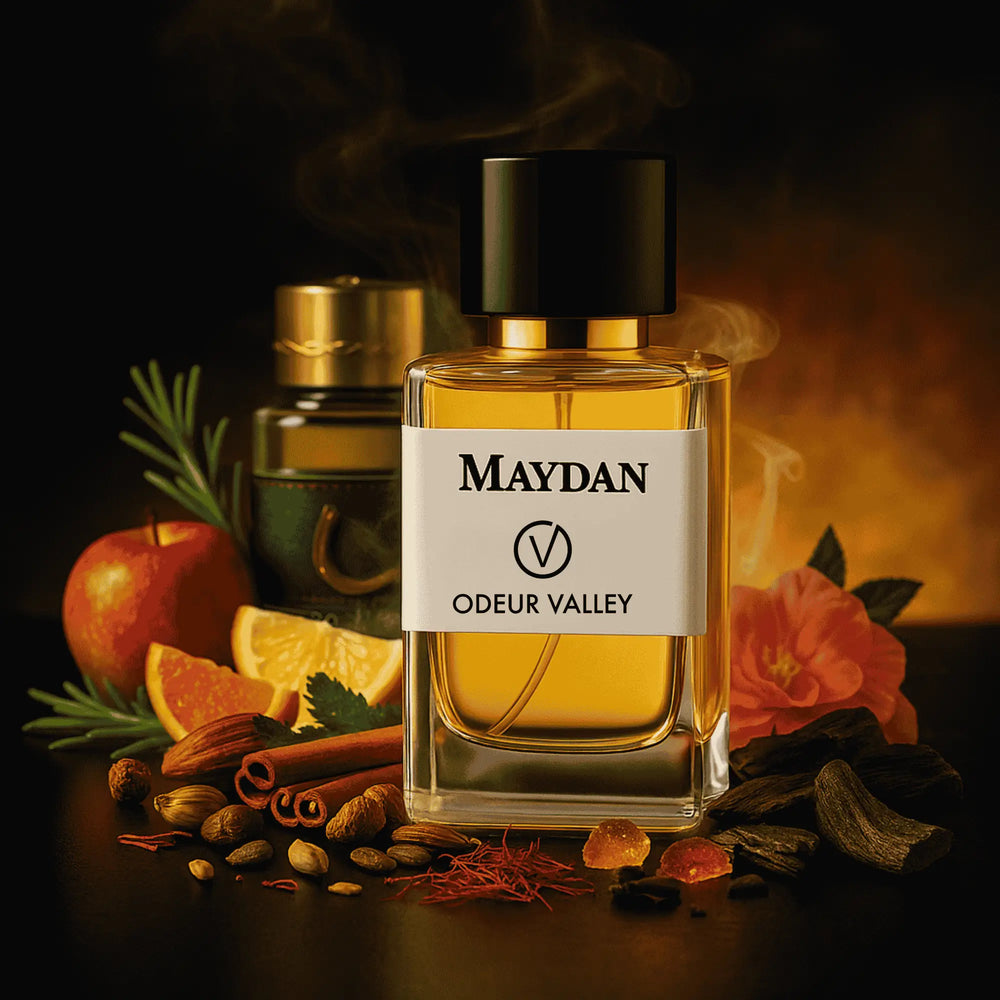 Odeur Valley presents Maydan, a signature statement Eau de Parfum for the modern man and woman. Its lingering projection is perfect for the UAE climate