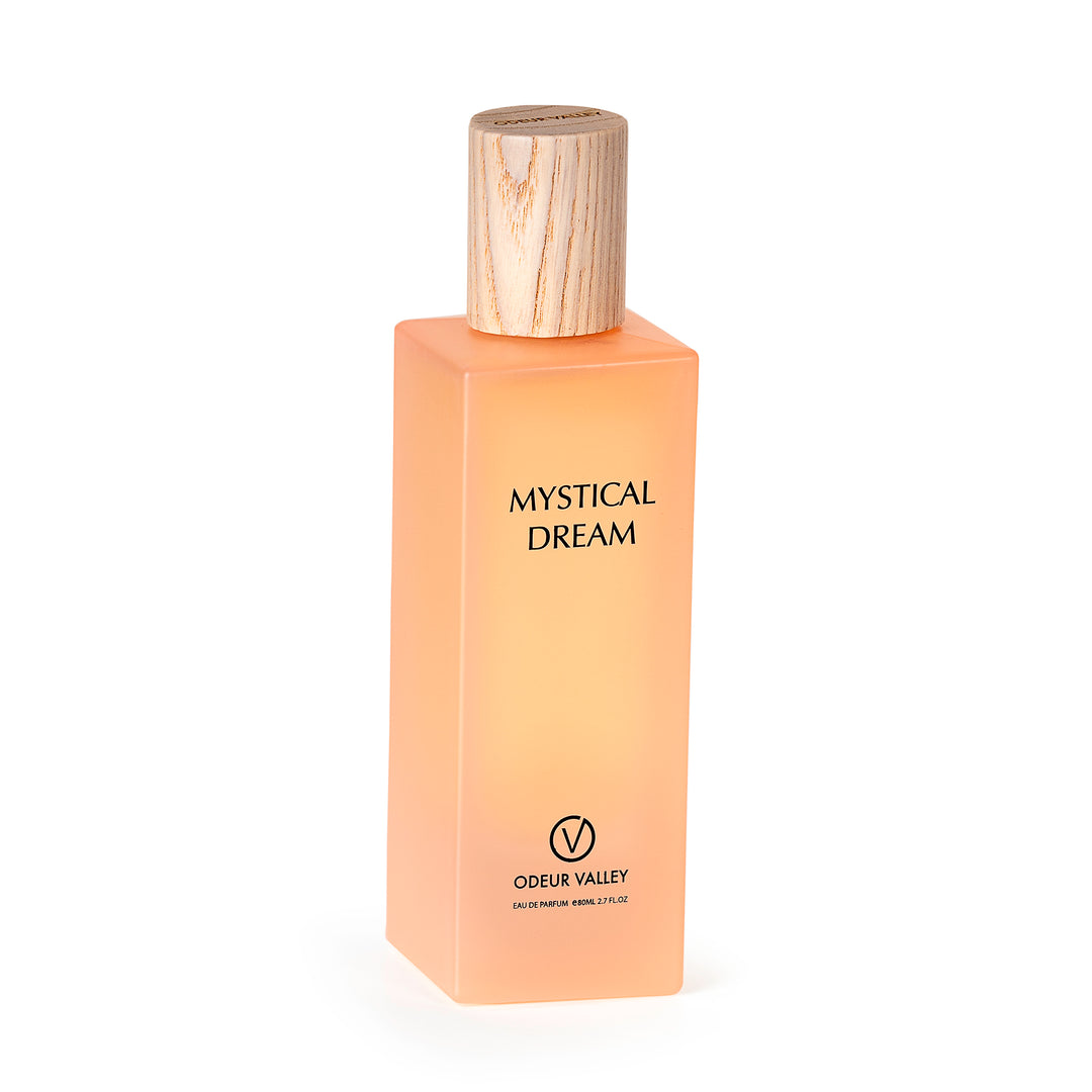 Mystical Dreams perfume – luxury unisex fragrance with long-lasting floral and woody notes.