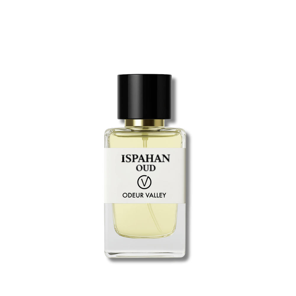 Odeur Valley's Ispahan Oud, an elegant and powerful Oriental fragrance. Its luxurious projection is ideal for formal wear and special events.