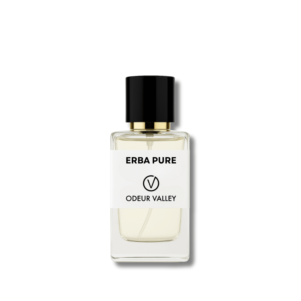 Odeur Valley's Erba Pure, a fresh and fruity unisex perfume. Ideal for daytime and summer outings, with top notes of Sicilian Orange and Calabrian Bergamot

