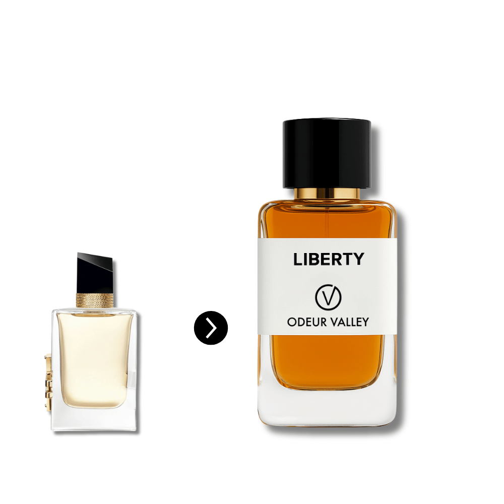 Odeur Valley's Liberty, a powerful and feminine Eau de Parfum for women. This long-lasting scent is perfect for evening wear and special occasions in the UAE.