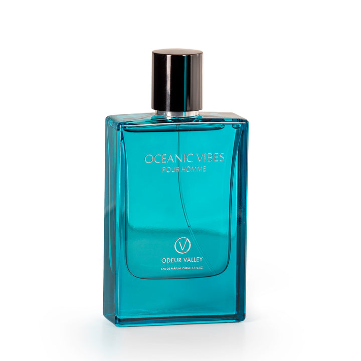 Oceanic Vibes by Odeur Valley – fresh men’s perfume inspired by sea breeze and coastal energy.