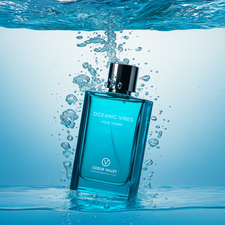 Luxury men’s perfume – Oceanic Vibes by Odeur Valley, crafted for freshness and vitality